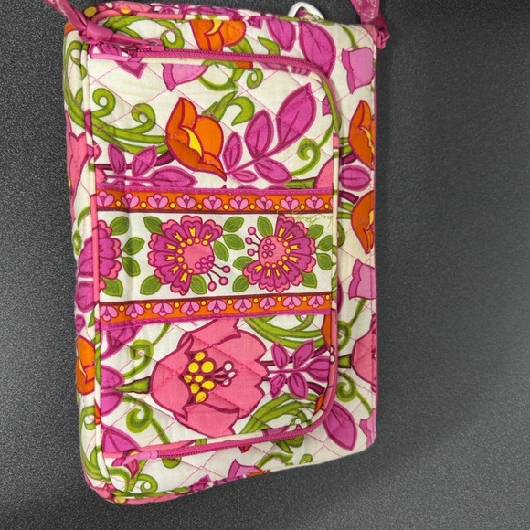 Vera Bradley Pink and Green Floral Clutch - Picture 9 of 9